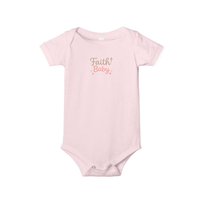 Faith Baby Infant Bodysuit — Religious Newborn One-Piece