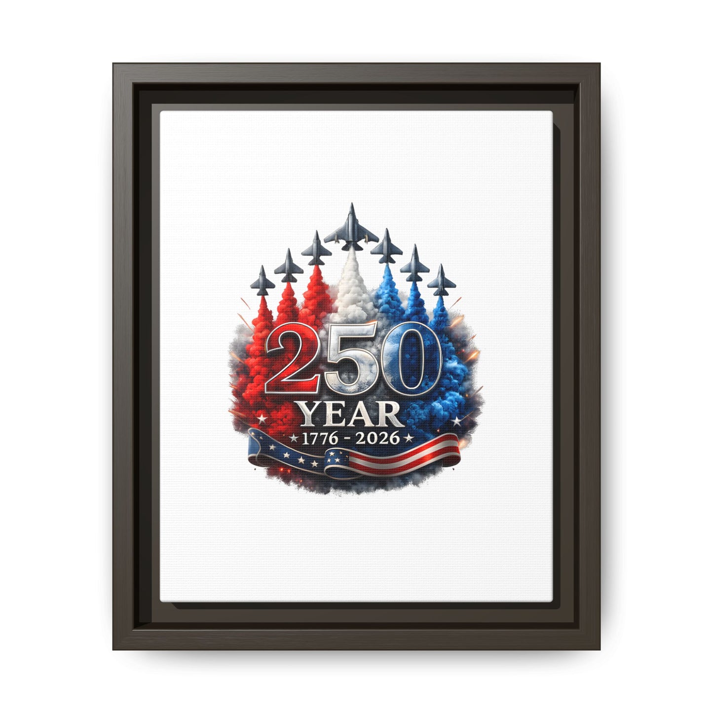 Matte Canvas, Framed (Multi-color)