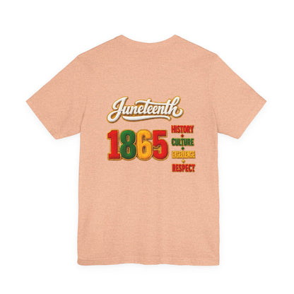 Juneteenth 1865 Tee — History • Culture • Excellence • Respect T-Shirt