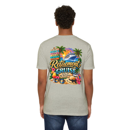Retirement Cruise T-Shirt — Vacation & Farewell Party Tee
