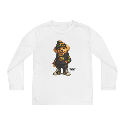 Youth Long Sleeve Tee — Streetwear Teddy Bear Graphic