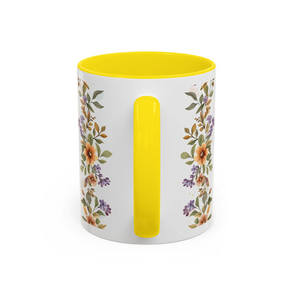 Mom Floral Coffee Mug — "Mom: The Quiet Strength..." Sentimental Mother's Day Gift (11/15oz)