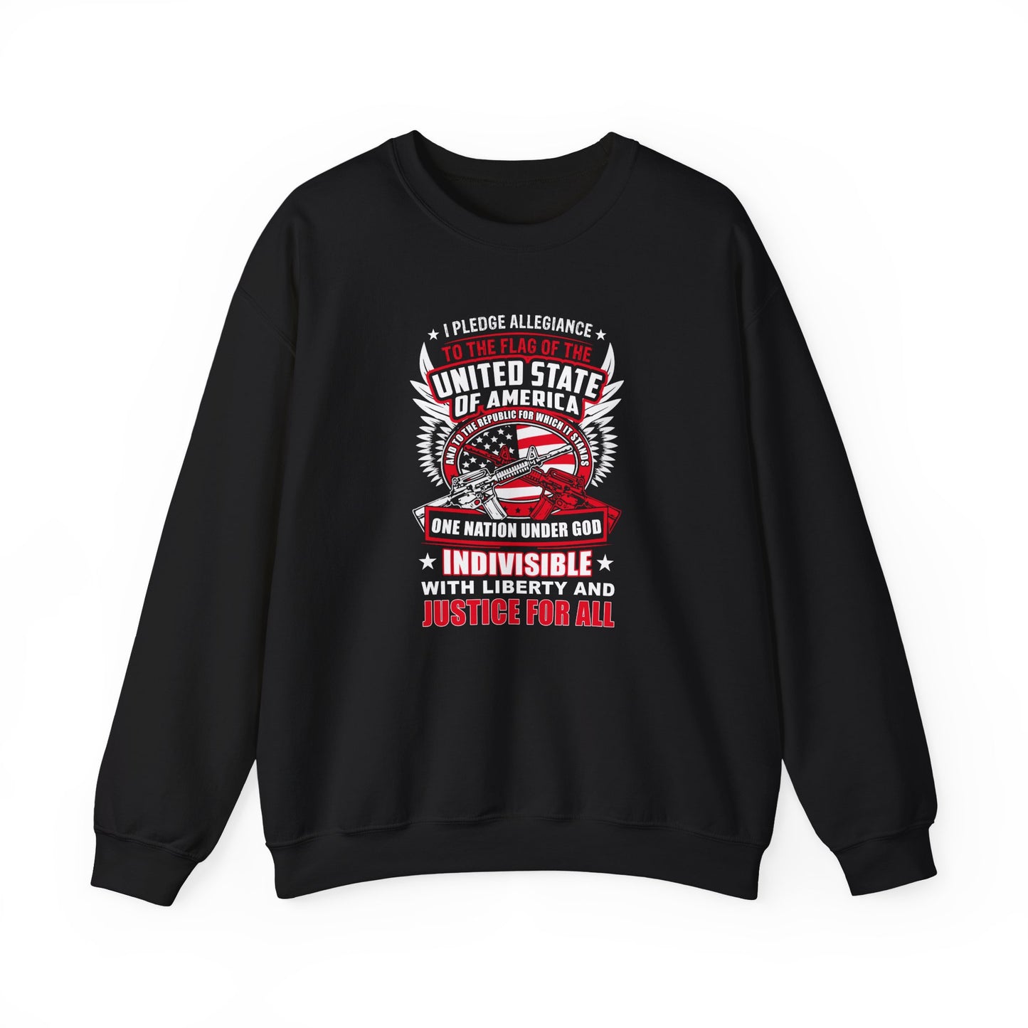 I Pledge Allegiance To the Flag of the of America The Reporlic for Which It Stands One Nation Under God Indivisible With Liberty and Justice for All Sweatshirt