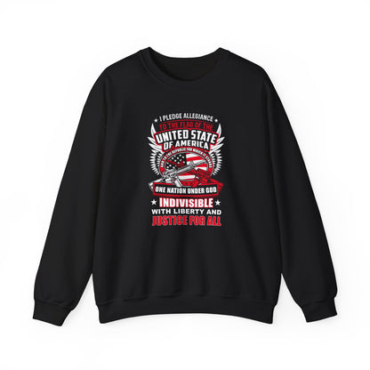 I Pledge Allegiance To the Flag of the of America The Reporlic for Which It Stands One Nation Under God Indivisible With Liberty and Justice for All Sweatshirt