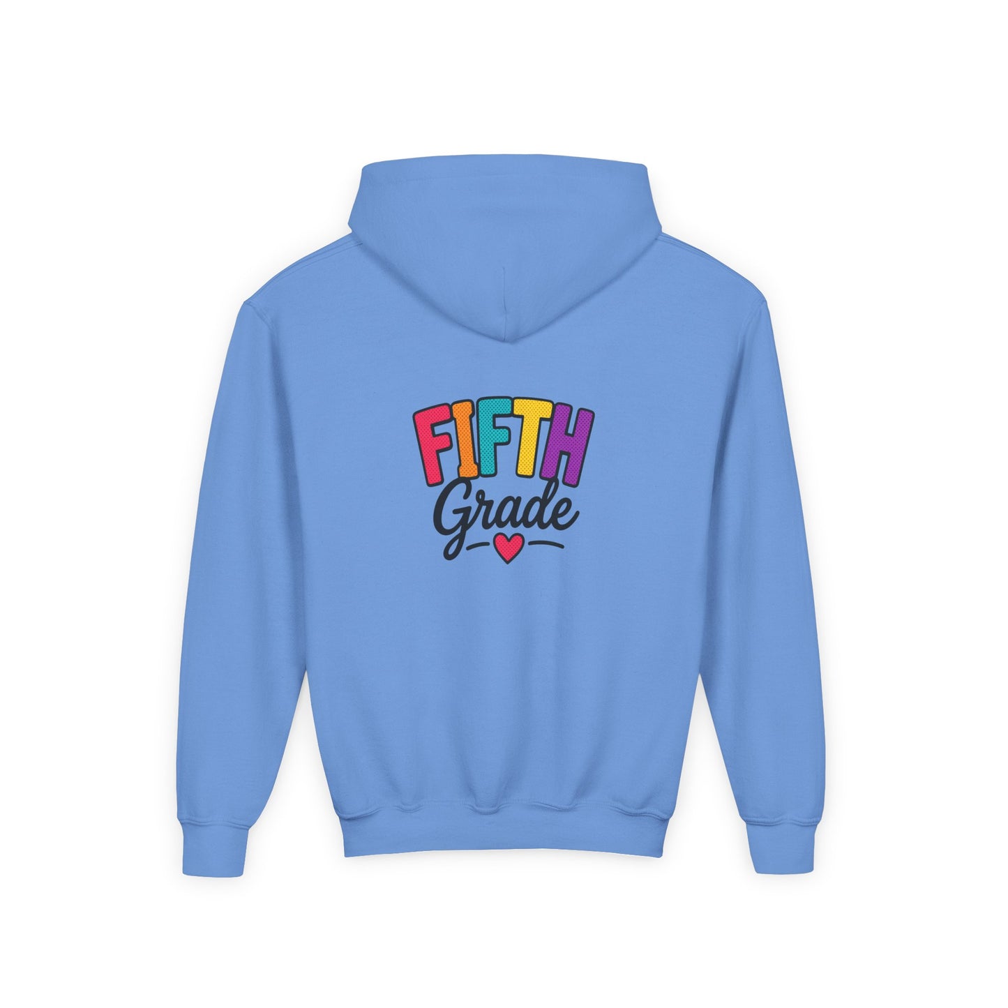Fifth Grade Kids Hoodie - Colorful Back-to-School Sweatshirt for Students