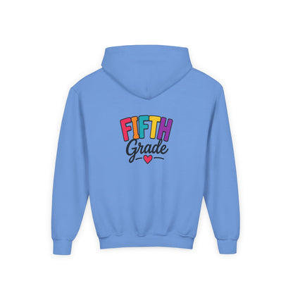 Fifth Grade Kids Hoodie - Colorful Back-to-School Sweatshirt for Students