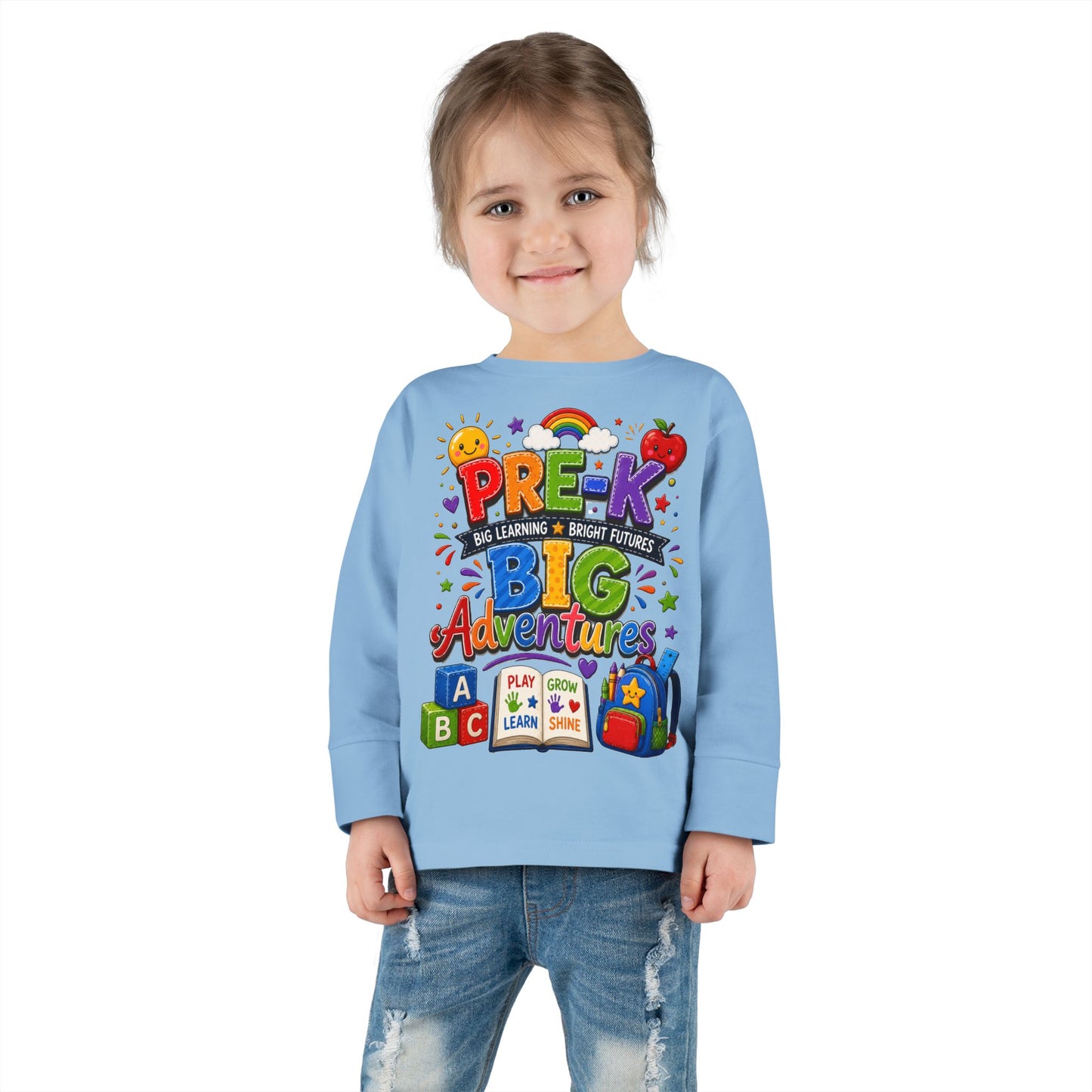 Pre-K Big Adventures Toddler Long Sleeve Tee