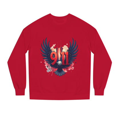 9/11 Memorial Sweatshirt – Eagle Wings Tribute Crewneck