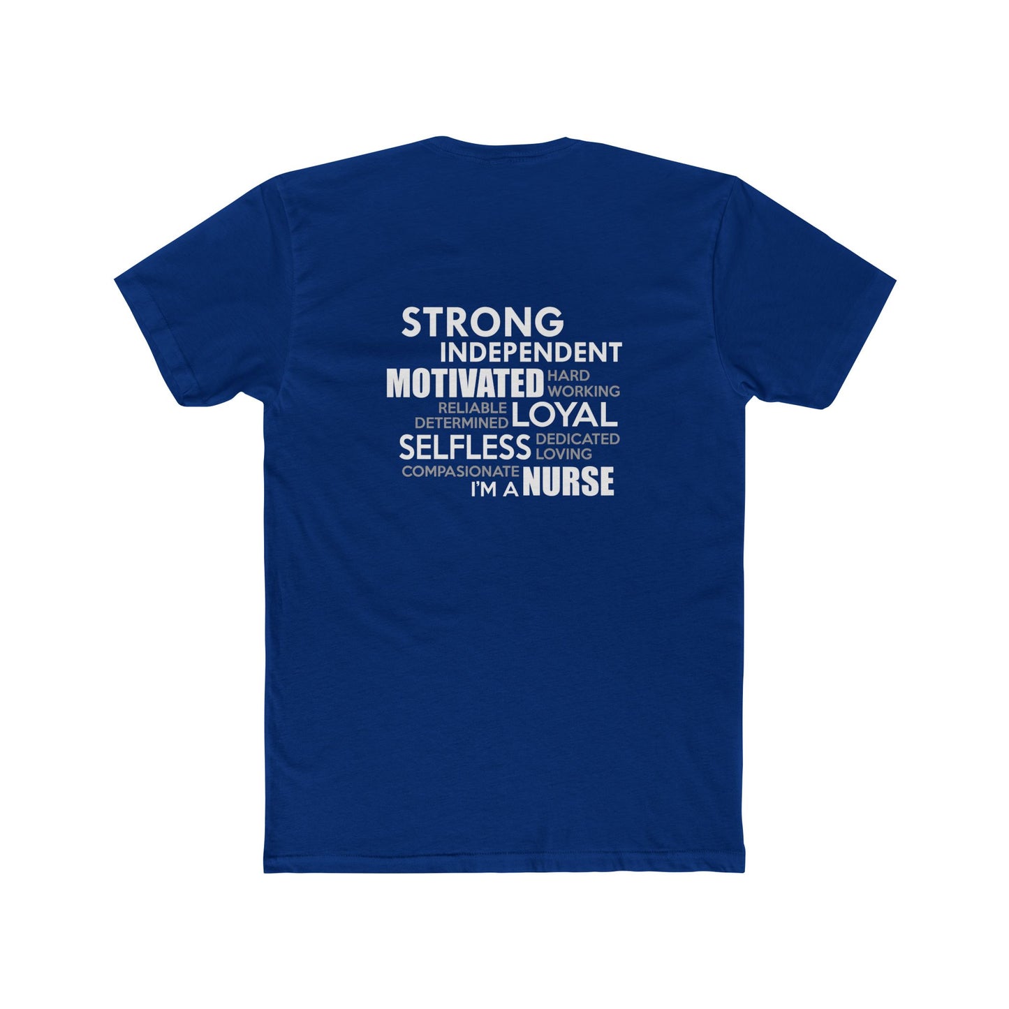 Nurse Word Cloud Tee — "I'm a Nurse" Inspirational Graphic T-Shirt