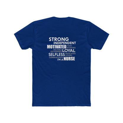Nurse Word Cloud Tee — "I'm a Nurse" Inspirational Graphic T-Shirt