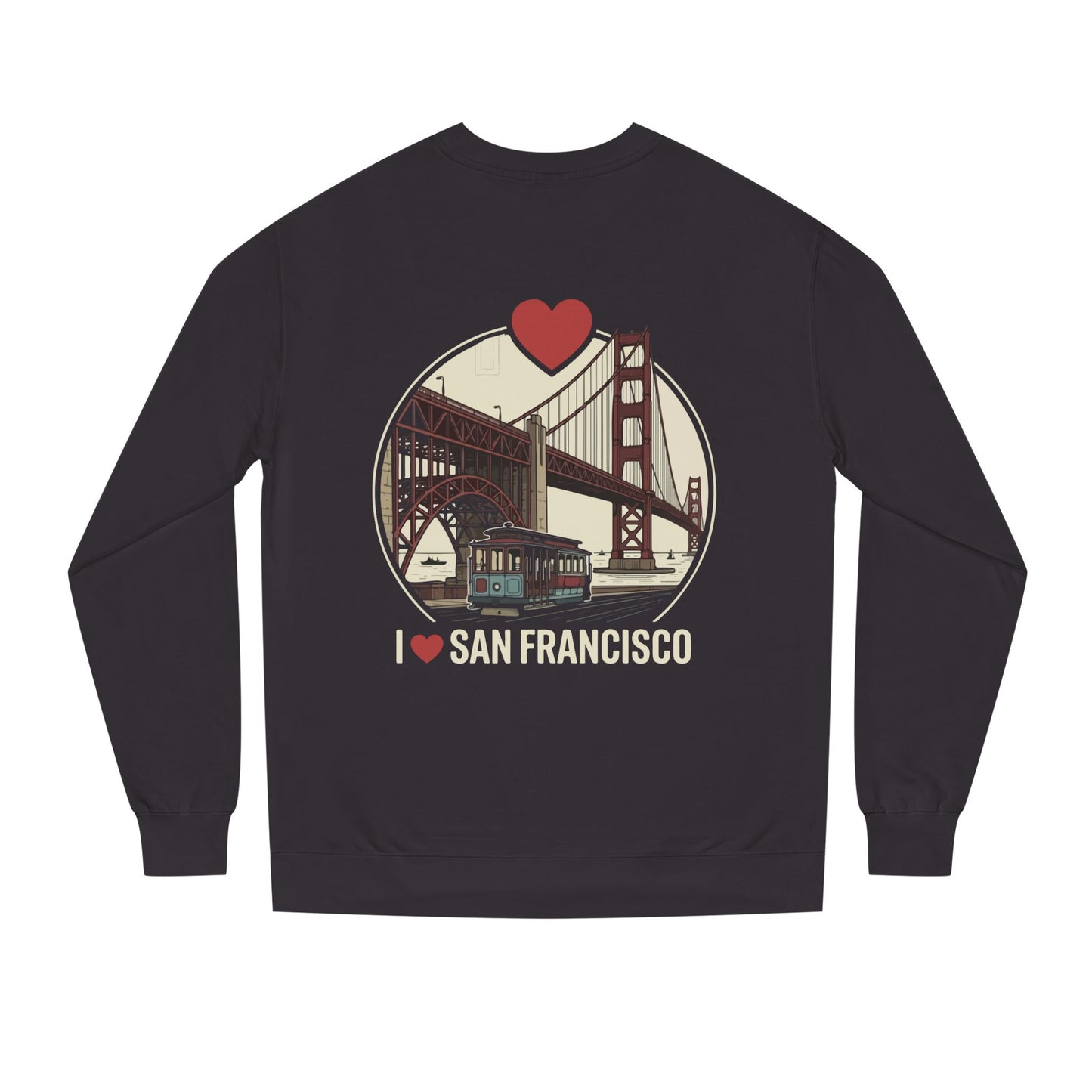 San Francisco Sweatshirt – I  San Francisco Golden Gate Bridge Crewneck