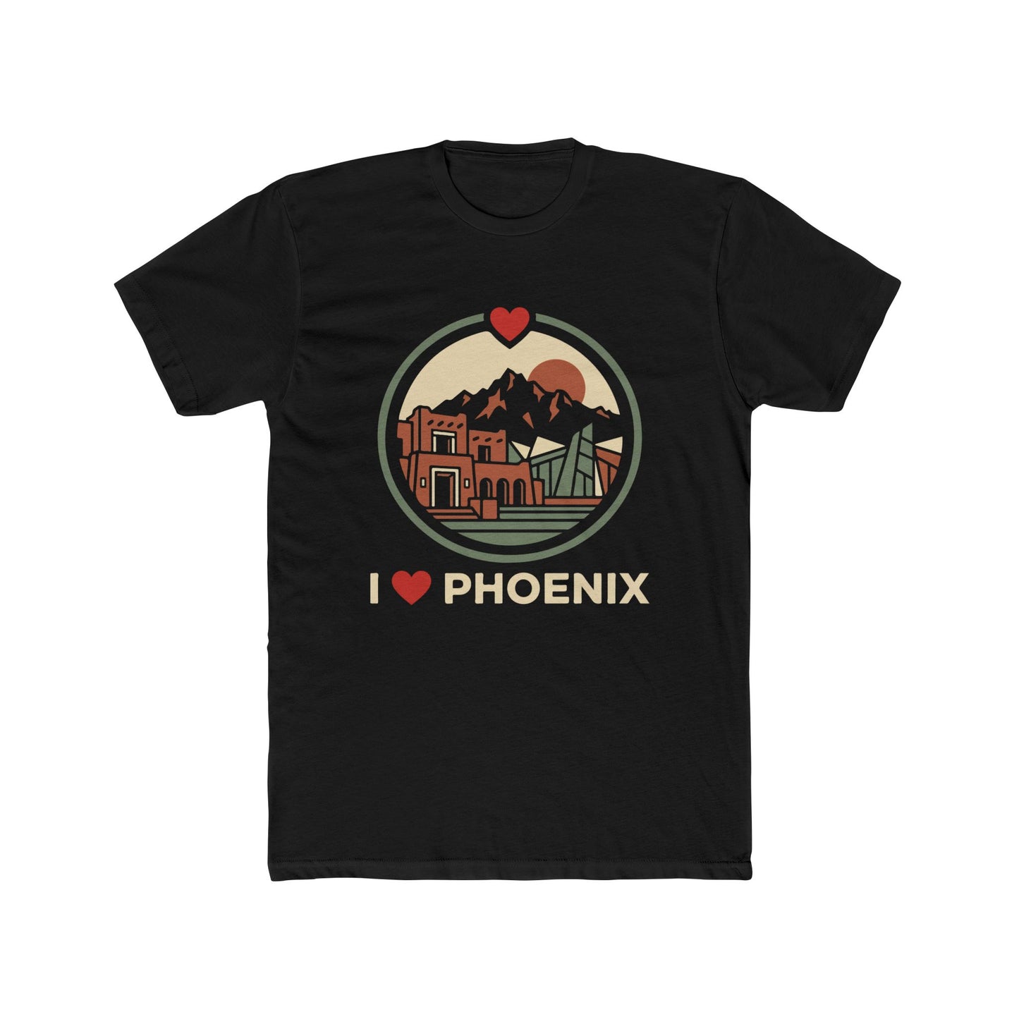 I  Phoenix Retro Skyline Tee — Vintage Arizona City Pride T-Shirt