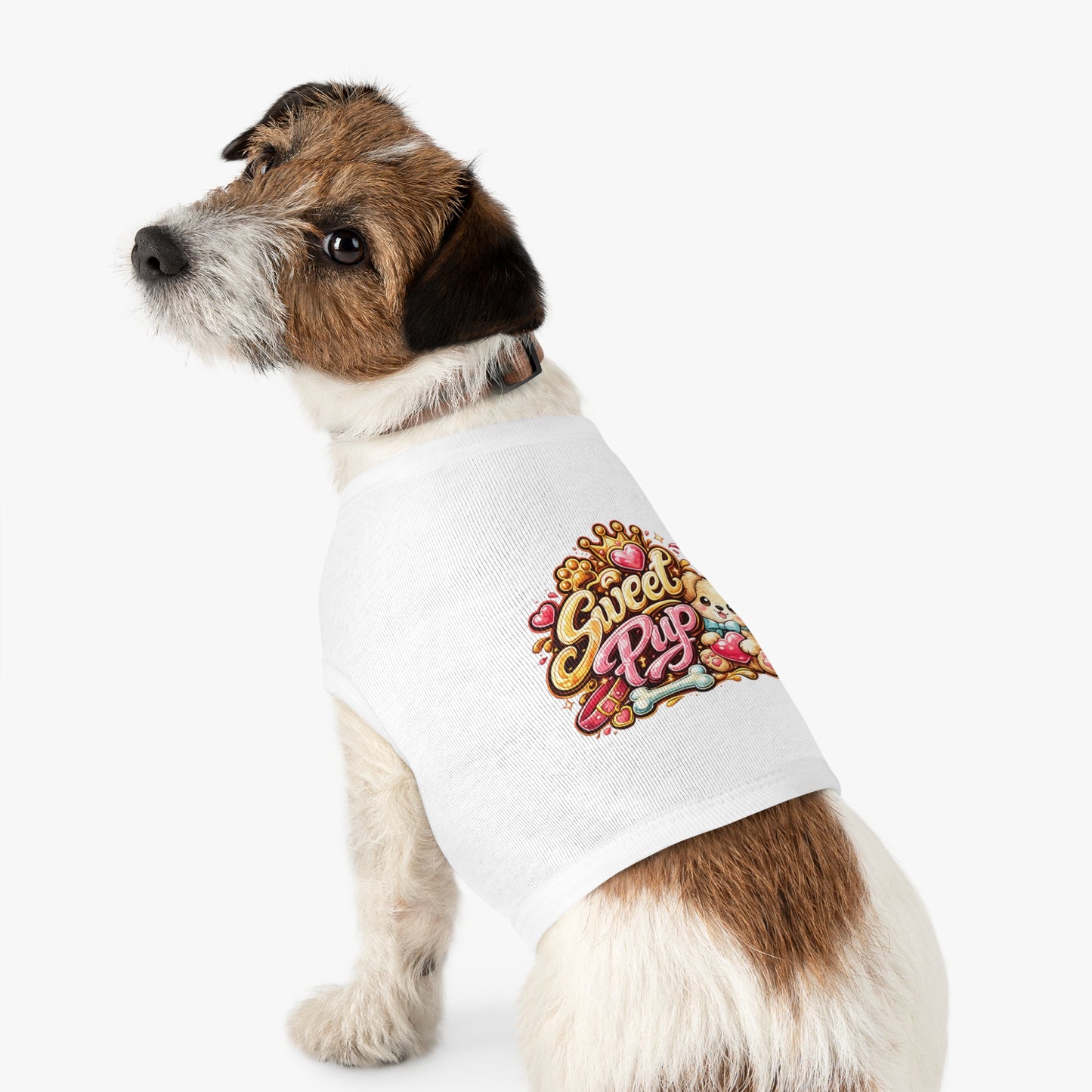 Sweet Pup Dog Tank Top — Cute Puppy Graphic Pet Tee