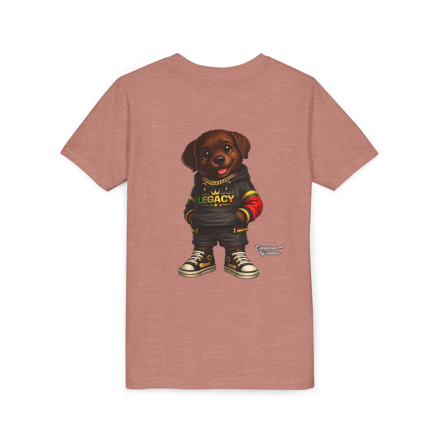 Youth Dog Tee — 'Legacy' Streetwear Puppy Graphic Shirt