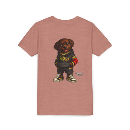 Youth Dog Tee — 'Legacy' Streetwear Puppy Graphic Shirt