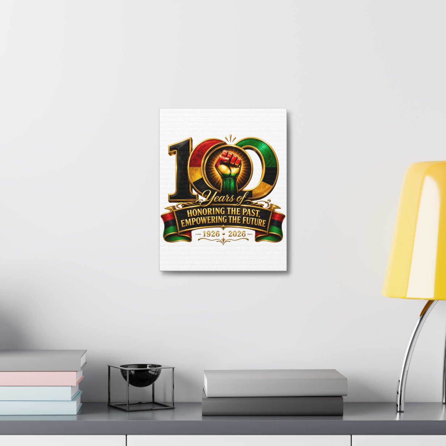 100 Years Anniversary Canvas — "Honoring the Past, Empowering the Future" (1926–2026)