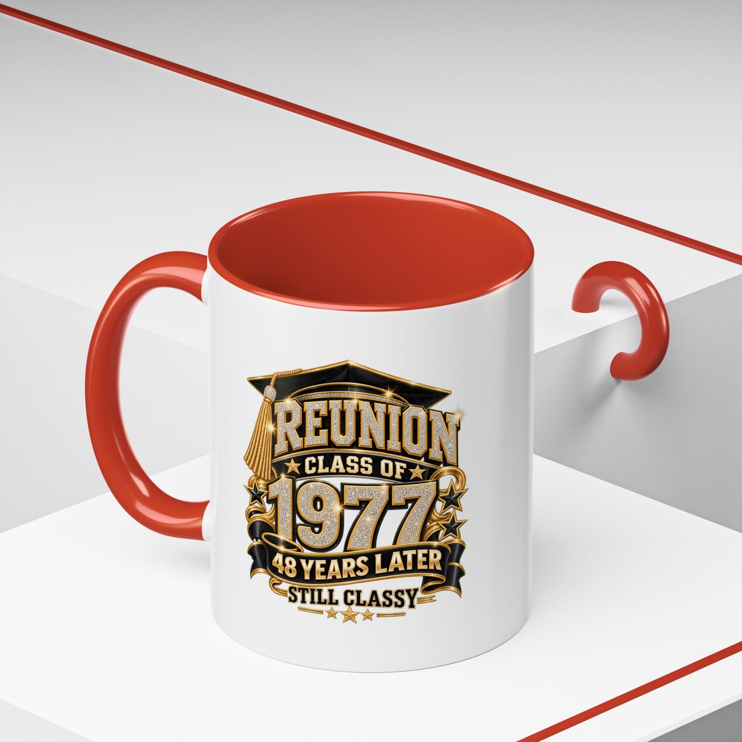 Reunion Class of 1977 Coffee Mug — 48 Years Later, Still Classy