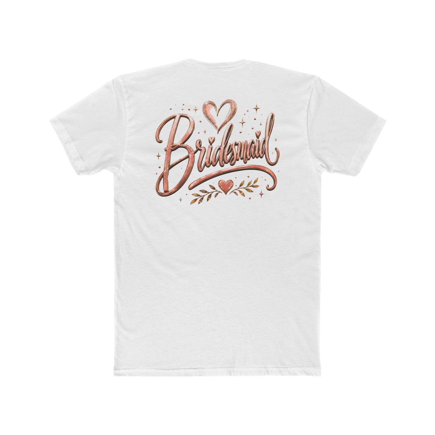 Bridesmaid Rose Gold Script T-Shirt