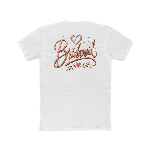 Bridesmaid Rose Gold Script T-Shirt