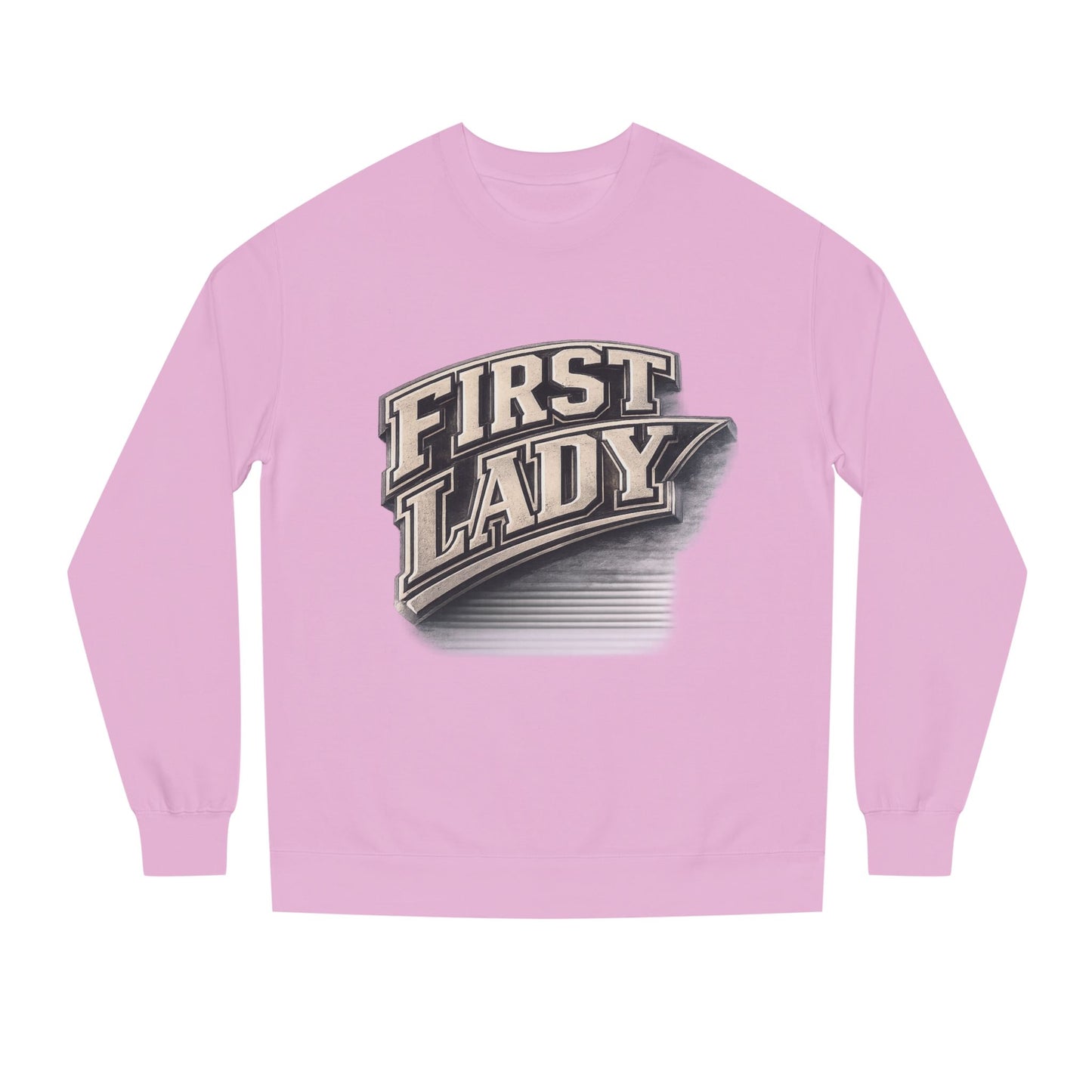 First Lady Graphic Sweatshirt — Vintage Script Crewneck for Women