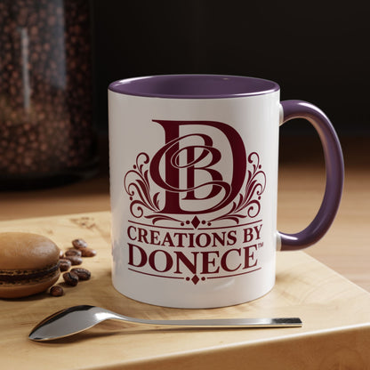Creations by Donece Logo Accent Coffee Mug (11/15oz)