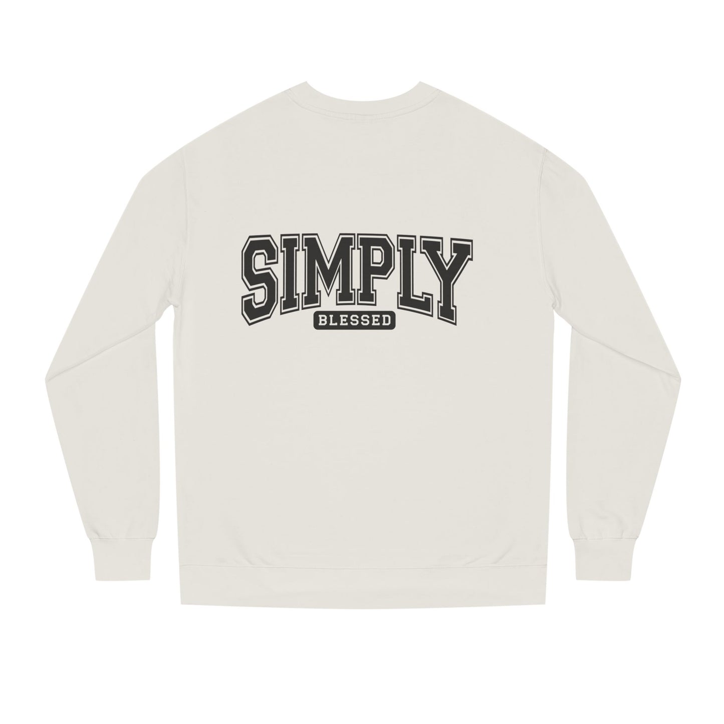 Simply Blessed Sweatshirt — Casual Crewneck Pullover with 'Simply Blessed' Graphic