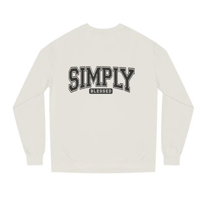 Simply Blessed Sweatshirt — Casual Crewneck Pullover with 'Simply Blessed' Graphic