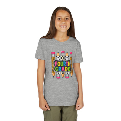 Fourth Grade Pencil Kids Tee – Back to School Youth Shirt