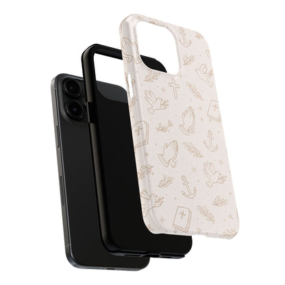 Symbols of Grace Phone Case | Christian Floral iPhone Case