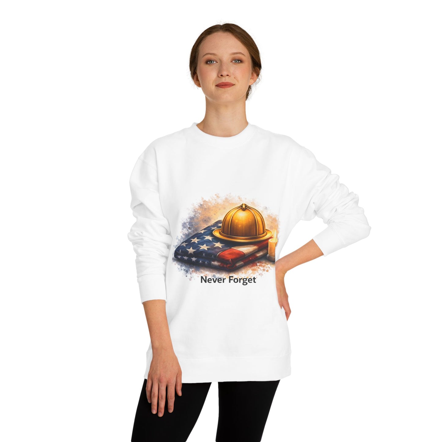 Never Forget Firefighter Tribute Sweatshirt