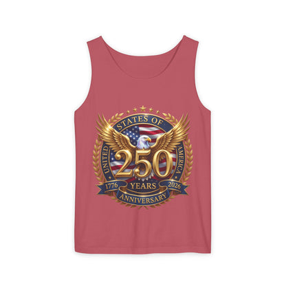 250 Years Anniversary Eagle Tank Top — United States Bicentennial Celebration Tee