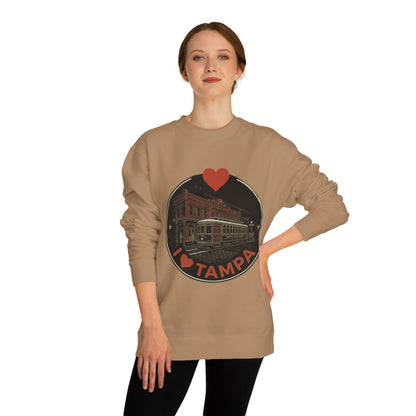 Tampa Sweatshirt — I  Tampa Vintage Streetcar Crewneck