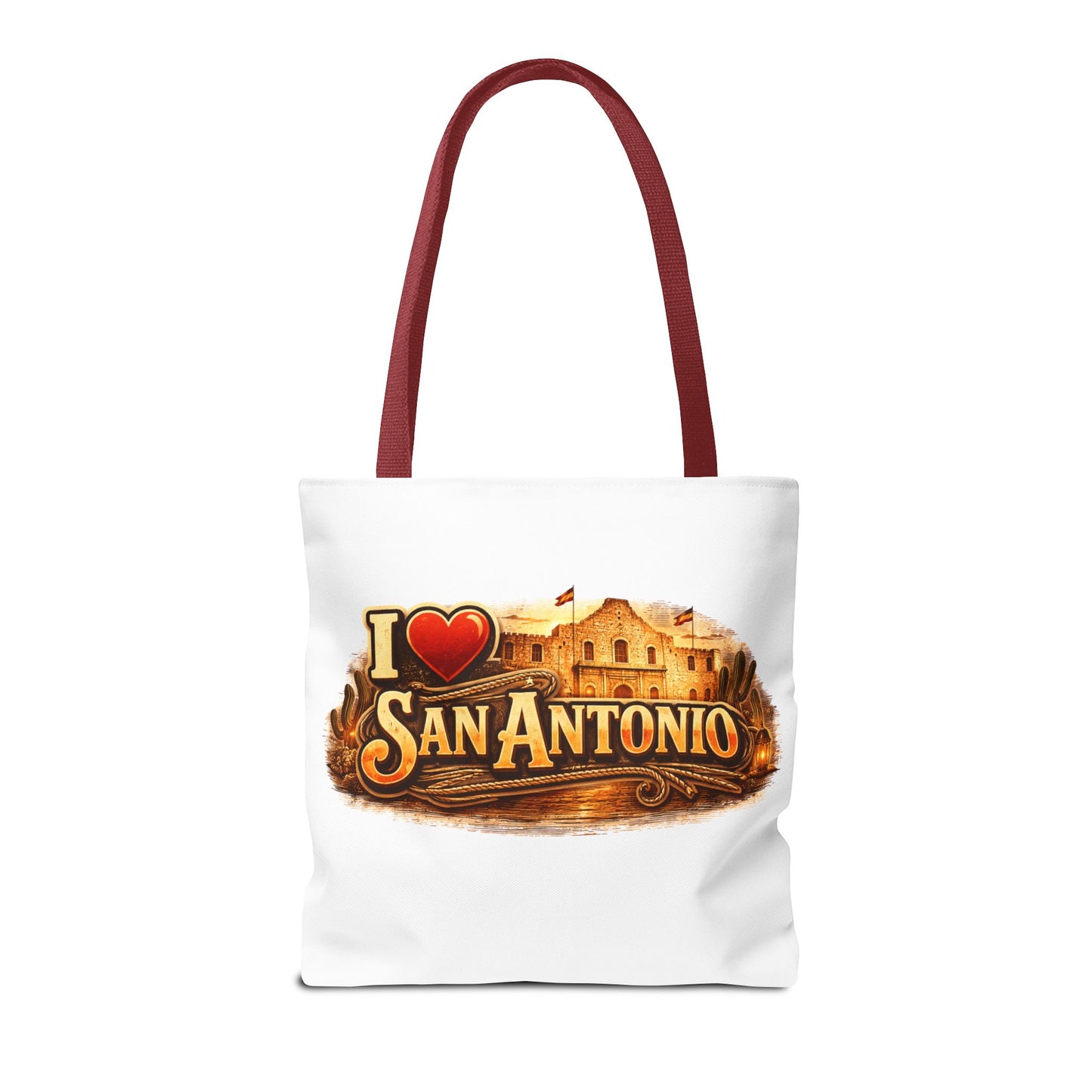 I  San Antonio Tote Bag — Alamo Vintage Souvenir Tote