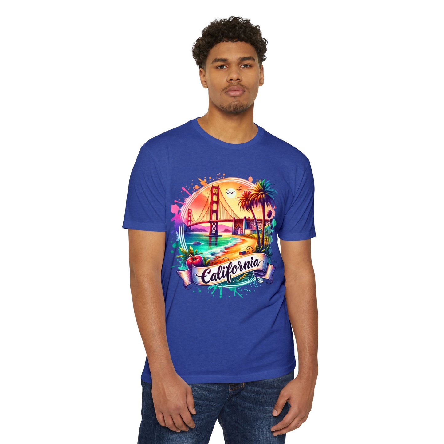 California Sunset T-Shirt — Golden Gate Palm Beach Graphic Tee