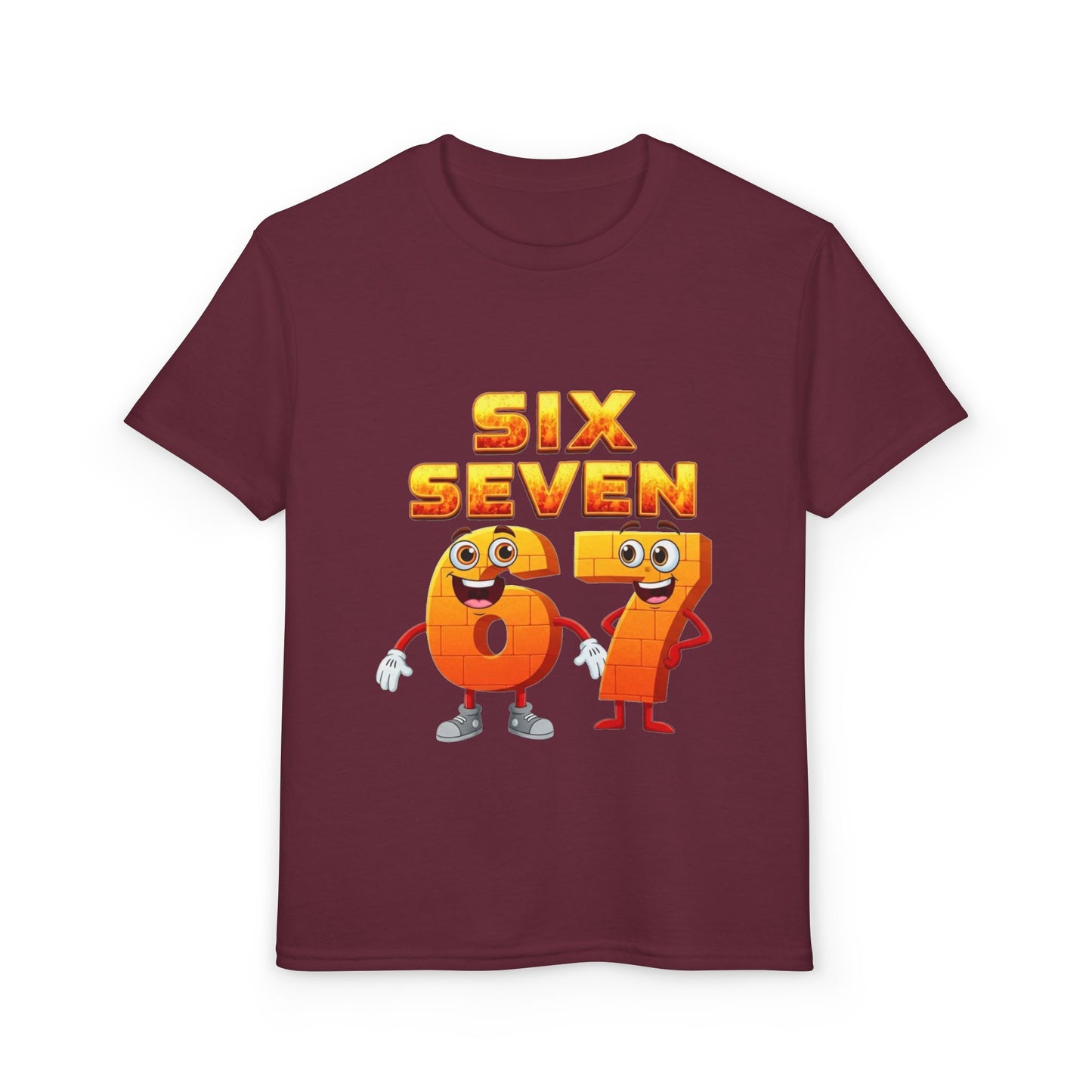 Six Seven 67 Kids T-Shirt – Cute Cartoon Number Shirt for Boys & Girls