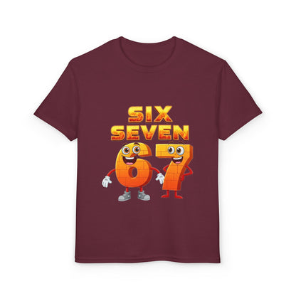 Six Seven 67 Kids T-Shirt – Cute Cartoon Number Shirt for Boys & Girls