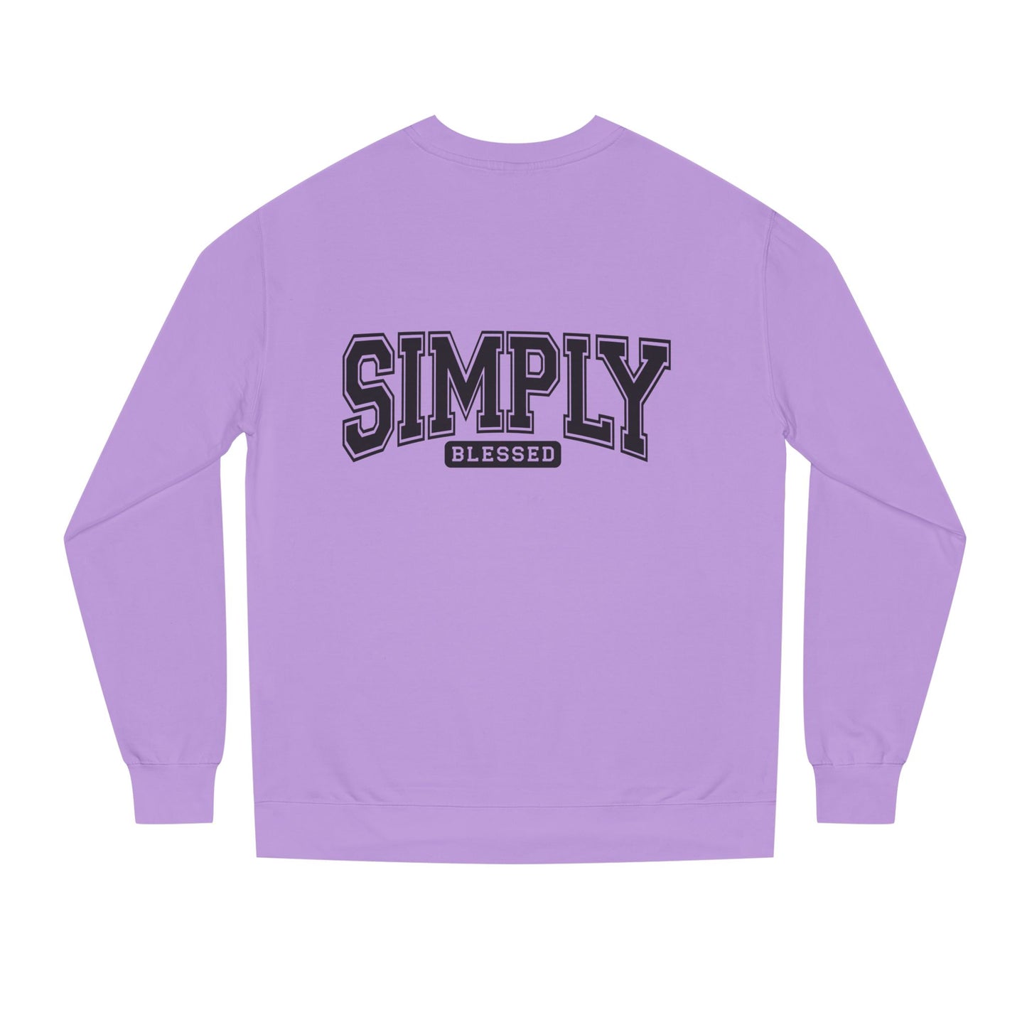 Simply Blessed Sweatshirt — Casual Crewneck Pullover with 'Simply Blessed' Graphic