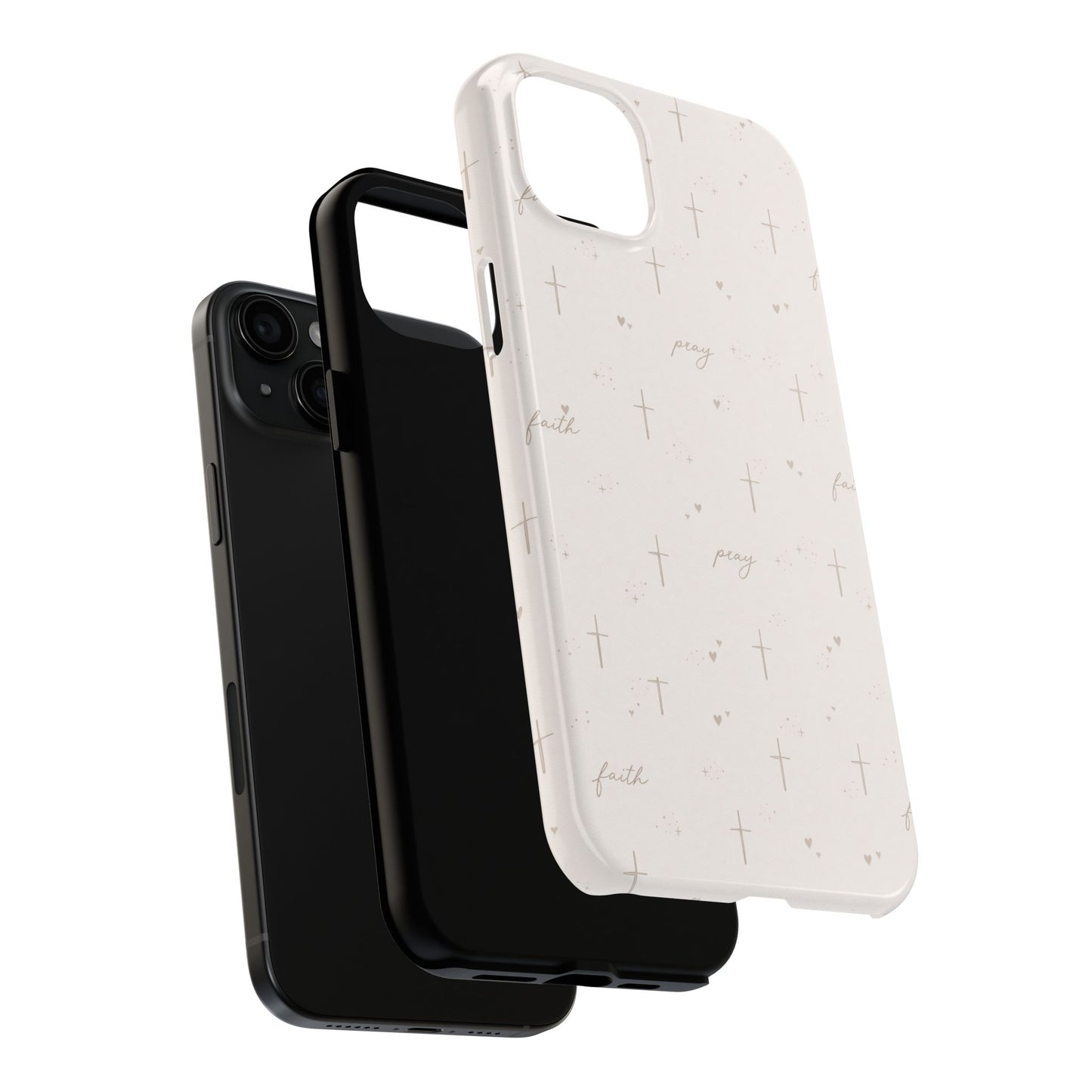 Pray with Faith Phone Case | Christian floral iPhone Case