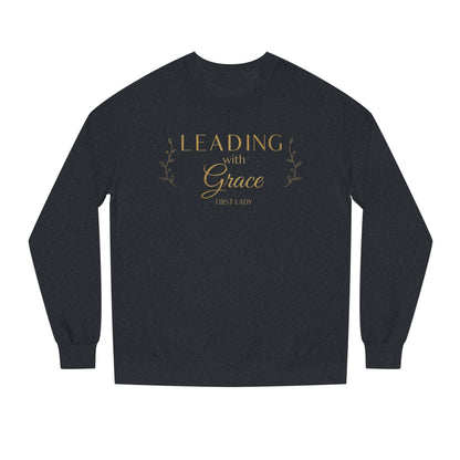 Leading with Grace Sweatshirt — Inspirational Women's Leadership Crewneck