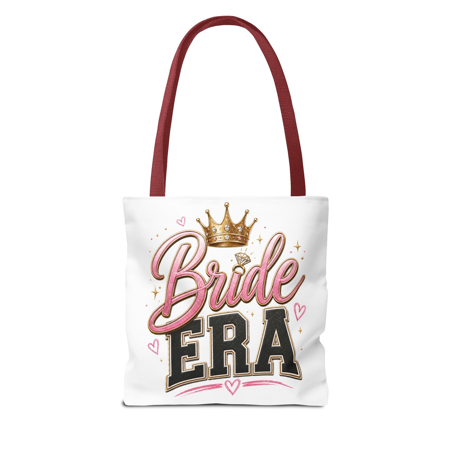 Bride Era Tote Bag — Bachelorette Bride Crown Tote for Bridal Shower & Wedding Weekend
