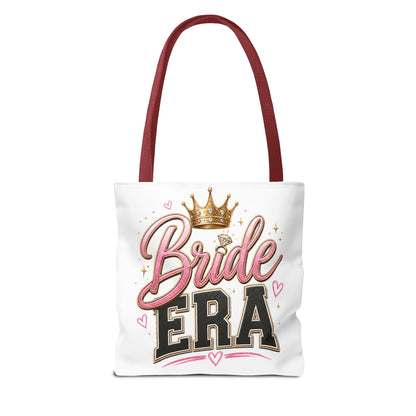 Bride Era Tote Bag — Bachelorette Bride Crown Tote for Bridal Shower & Wedding Weekend