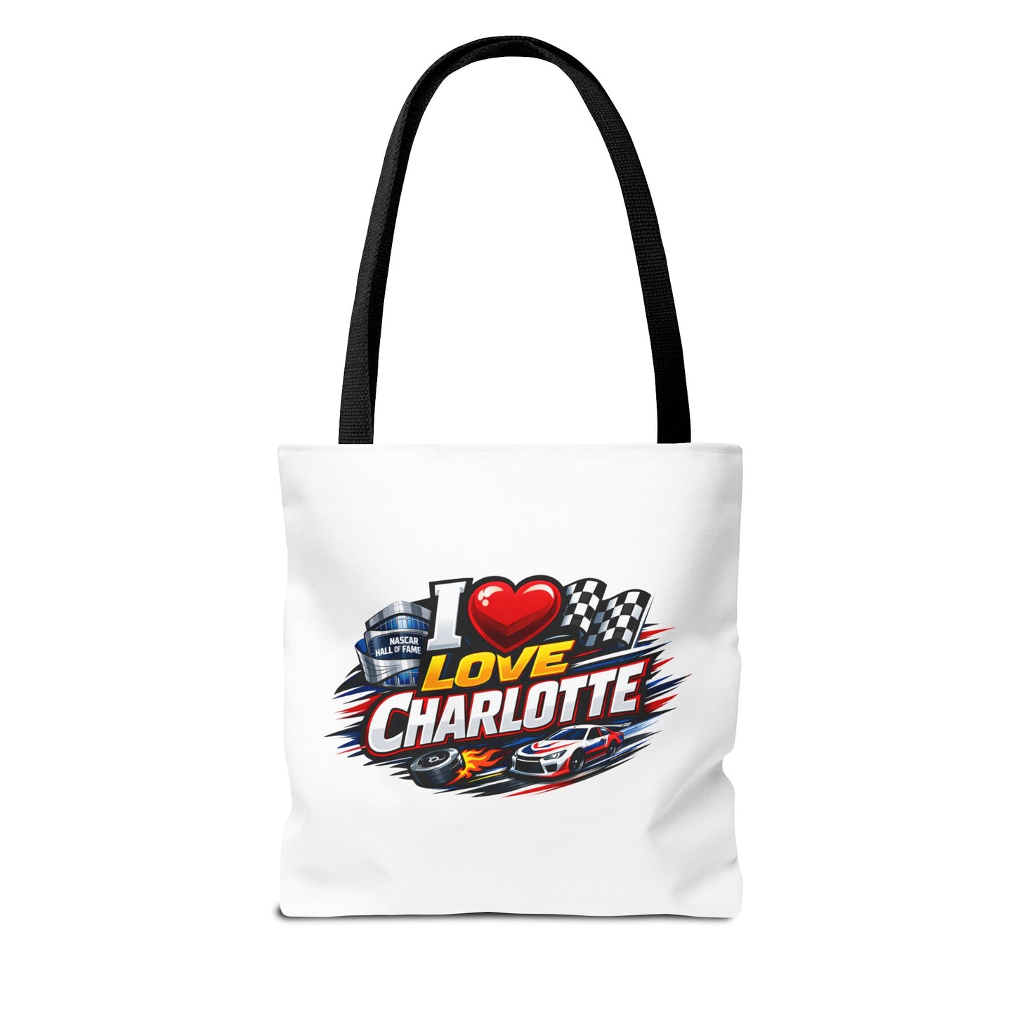 I Love Charlotte Racing Tote Bag