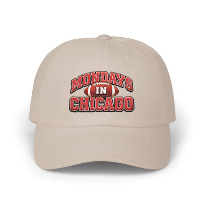 Mondays in Chicago Dad Cap – Vintage Football Logo Baseball Hat