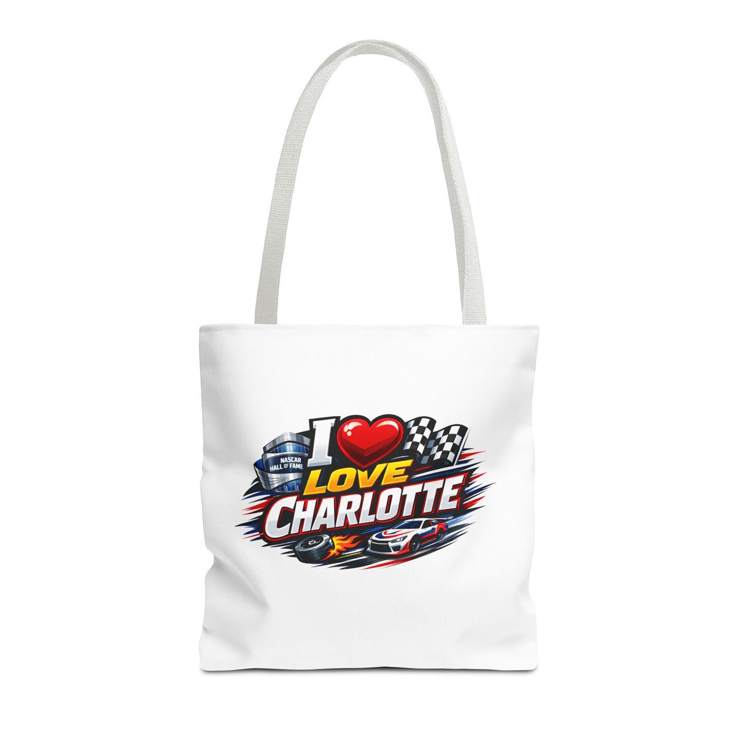 I Love Charlotte Racing Tote Bag