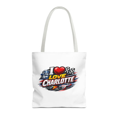 I Love Charlotte Racing Tote Bag