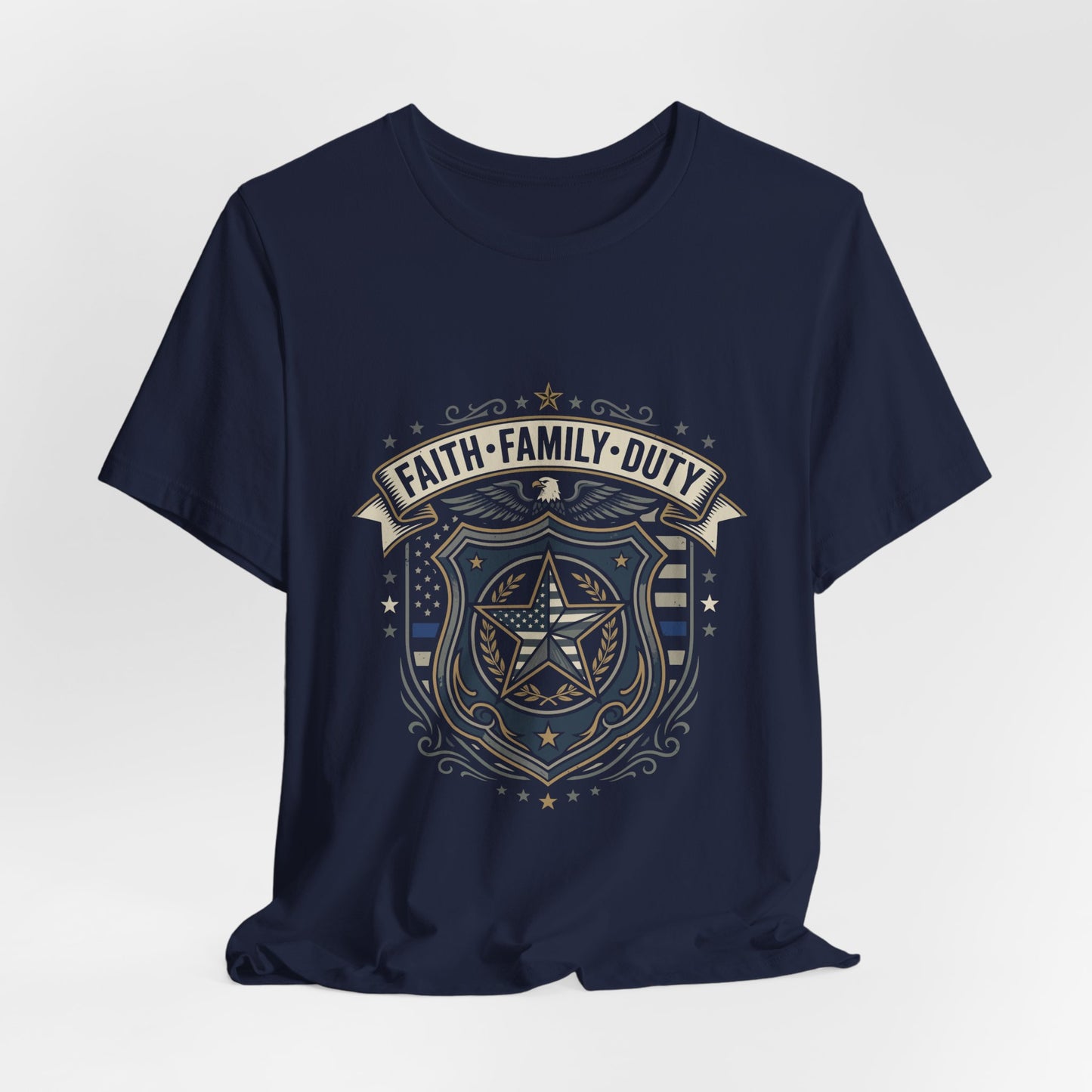 Faith · Family · Duty Shield T‑Shirt