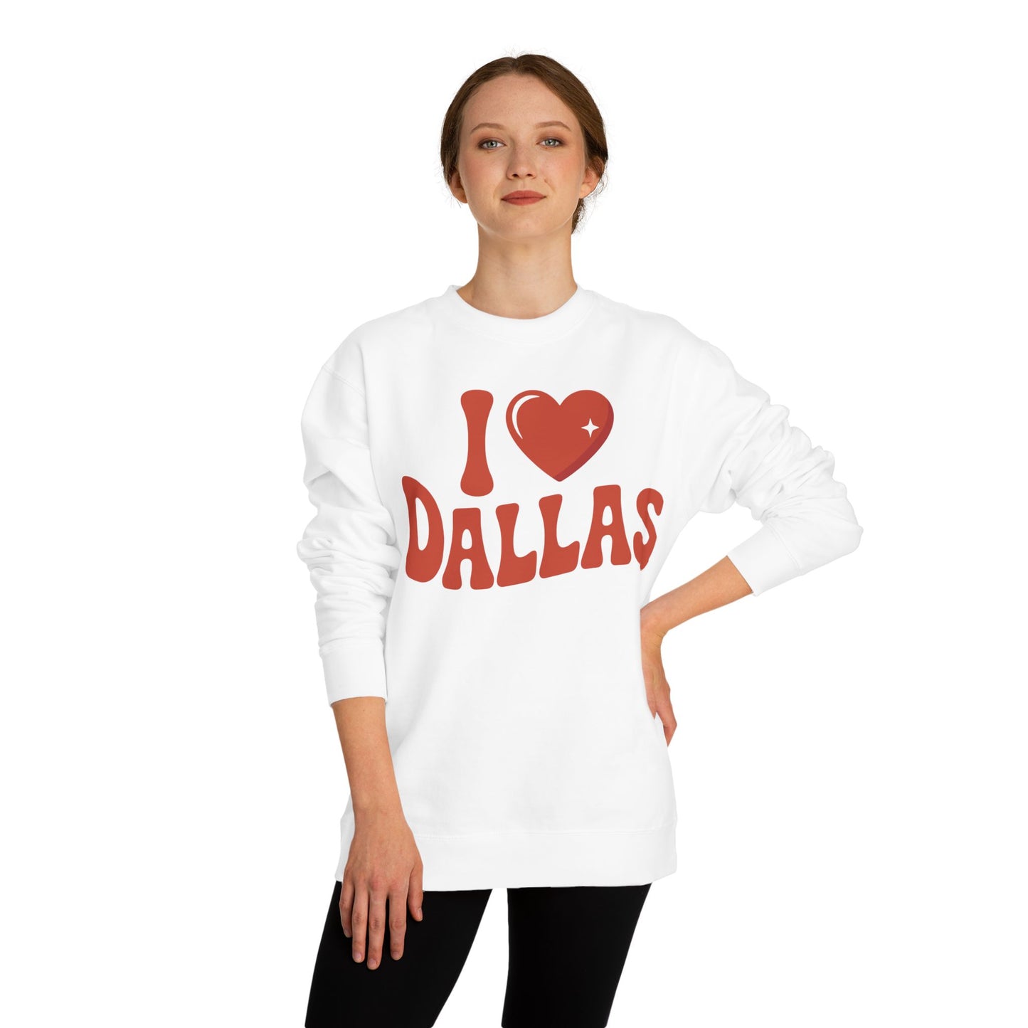 I Heart Dallas Crewneck Sweatshirt