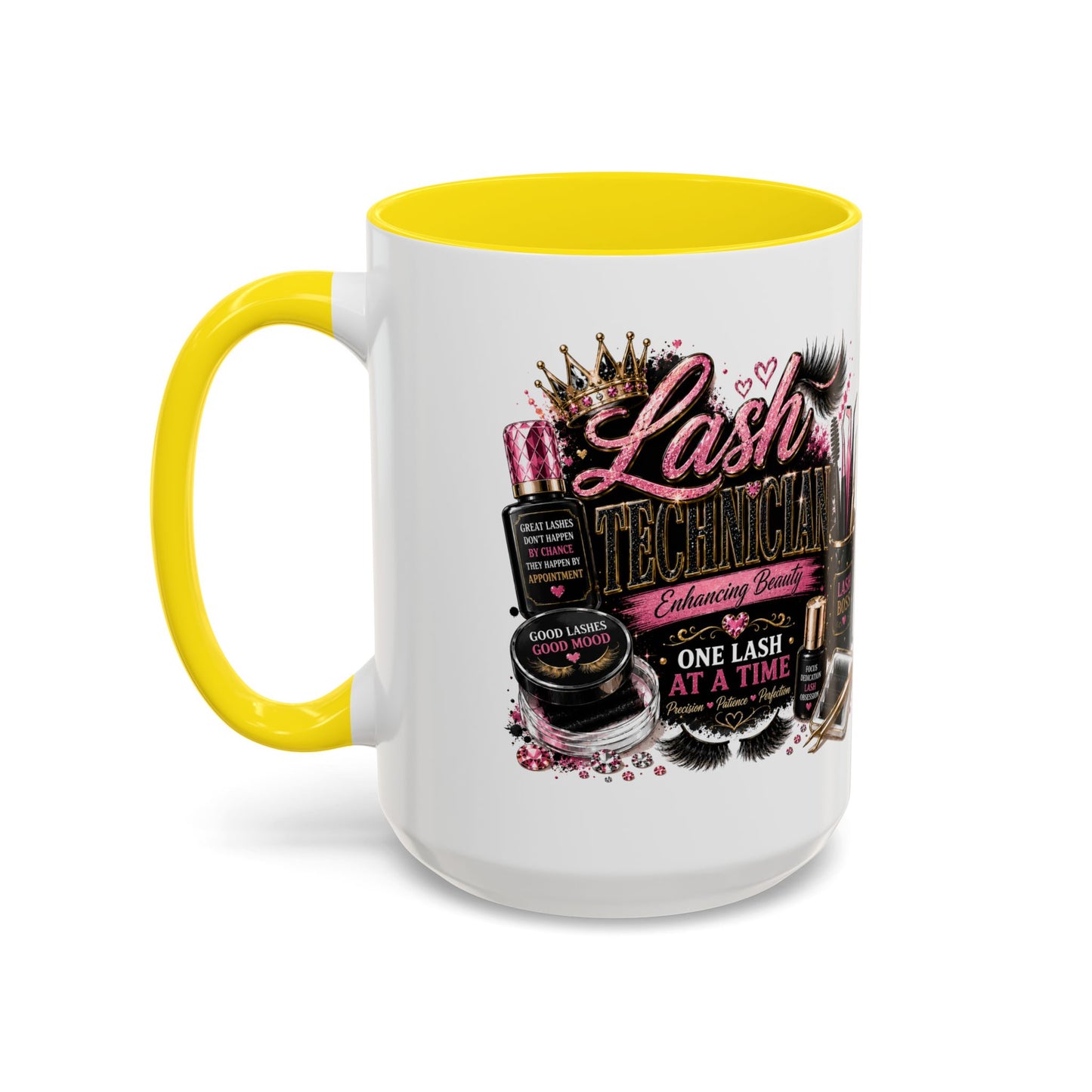 Lash Technician Coffee Mug — "Lash Technician: One Lash at a Time" Accent Mug