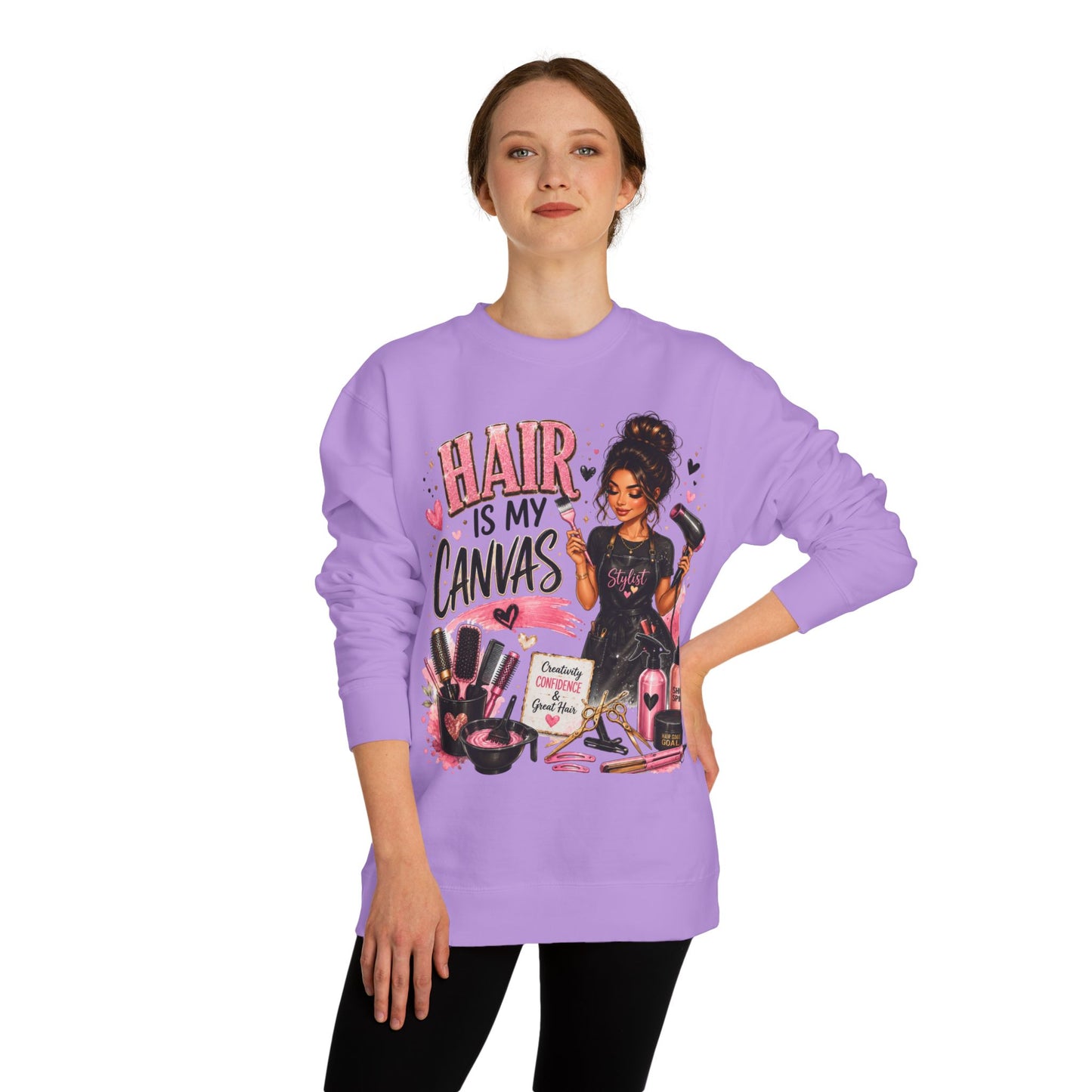 Hair Is My Canvas Sweatshirt