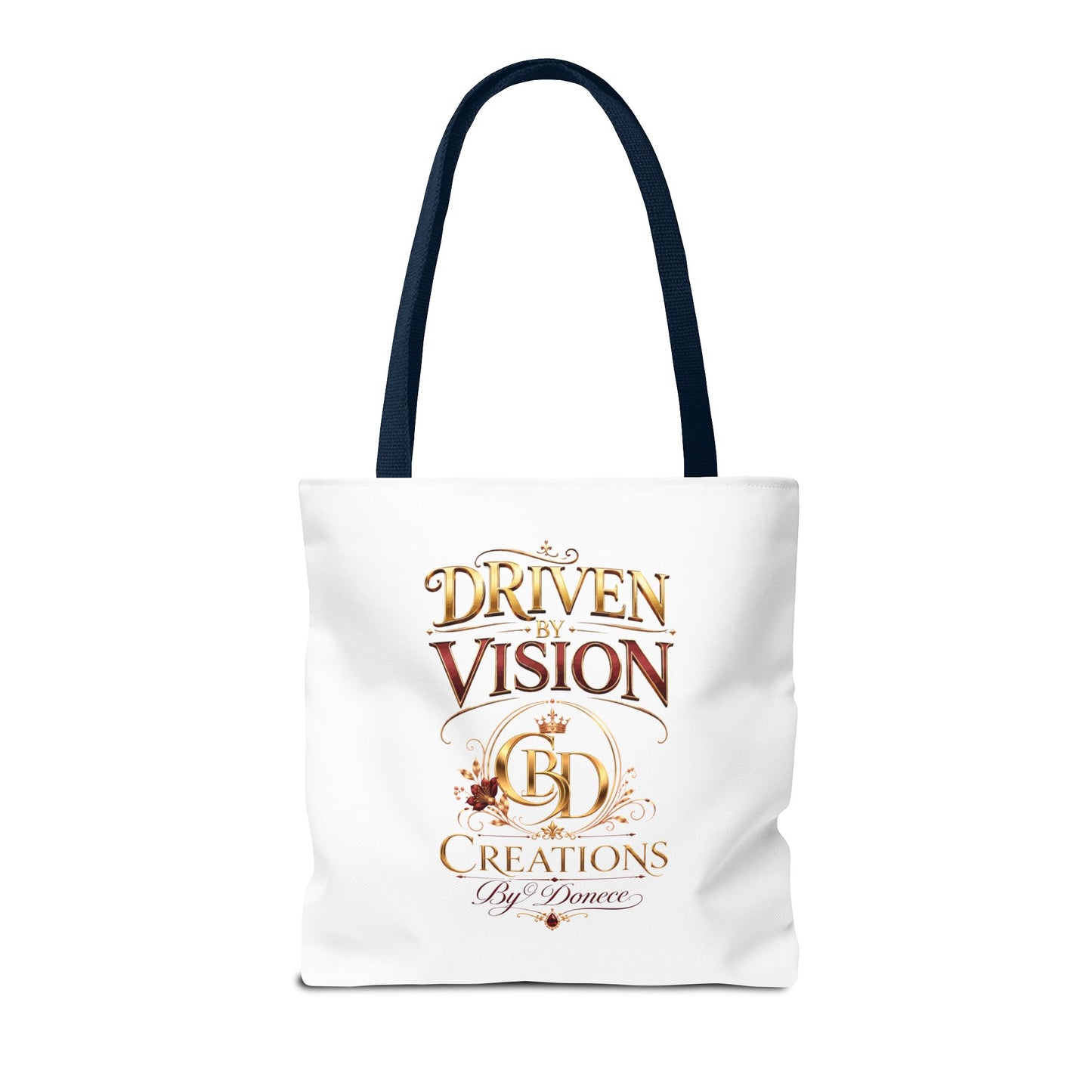 Driven by Vision Tote Bag — Branded BD Creations All-Over Print Tote